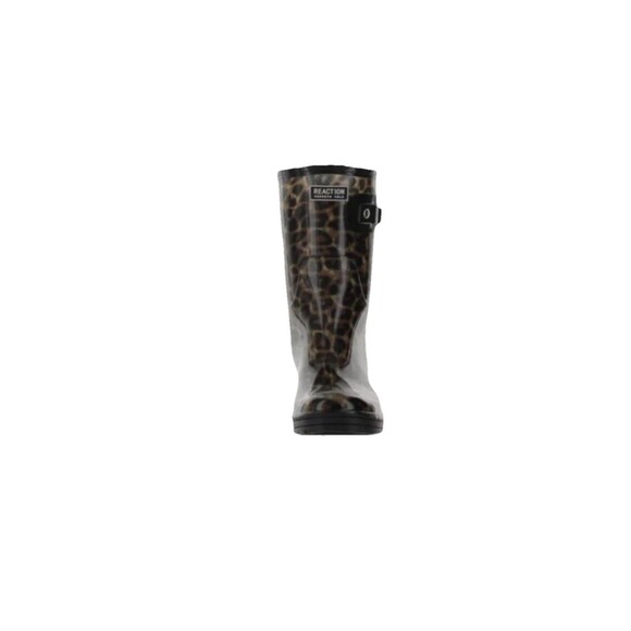 Kenneth Cole Reaction Women’s Buckle Rain Boots Leopard Brown Size 7 New in box - Picture 6 of 6